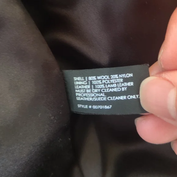 *Club Monaco Franci Tan Wool Pea Coat with Black Trim - Small - Picture 7 of 10